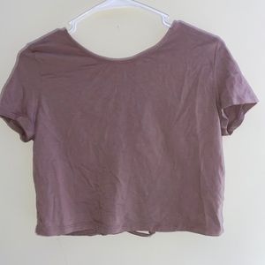 Mauve Crop Top